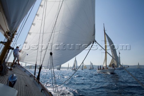 Les Voiles de SaintTropez 2011  Skylark of 1937 designed by Sparkman and Stephens