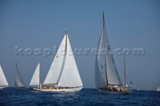 Les Voiles de Saint-Tropez 2011 - Argyle races Skylark in the inaugural Blue Bird Cup - presented for Speed under Sail