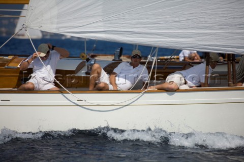Les Voiles de SaintTropez 2011  Skylark of 1937 designed by Sparkman and Stephens