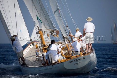 Les Voiles de SaintTropez 2011  Skylark of 1937 designed by Sparkman and Stephens