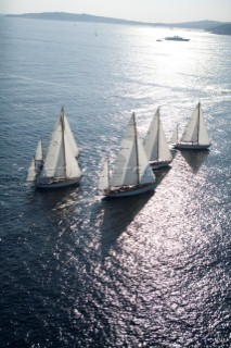 Les Voiles de Saint-Tropez 2011 - Sparkman & Stephens yawls Manitou, Cometa, Stormy Weather, Argyle and Skylark.