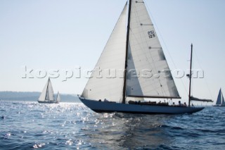 Les Voiles de Saint-Tropez 2011 - Argyle races Skylark in the inaugural Blue Bird Cup - presented for Speed under Sail