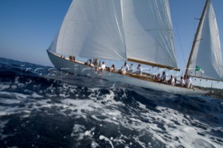 Les Voiles de Saint-Tropez 2011 - Argyle races Skylark in the inaugural Blue Bird Cup - presented for Speed under Sail