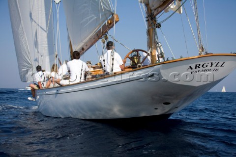 Les Voiles de SaintTropez 2011  Argyle races Skylark in the inaugural Blue Bird Cup  presented for S