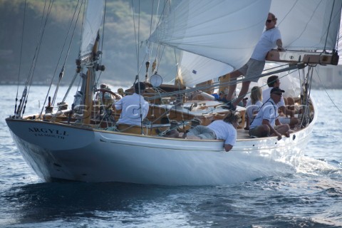 Les Voiles de SaintTropez 2011  Argyle races Skylark in the inaugural Blue Bird Cup  presented for S
