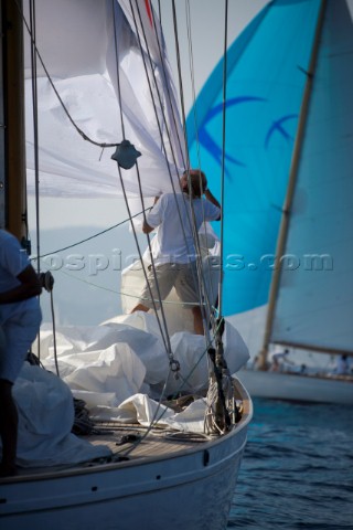 Les Voiles de SaintTropez 2011  Argyle races Skylark in the inaugural Blue Bird Cup  presented for S