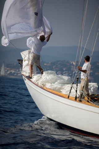 Les Voiles de SaintTropez 2011  Argyle races Skylark in the inaugural Blue Bird Cup  presented for S