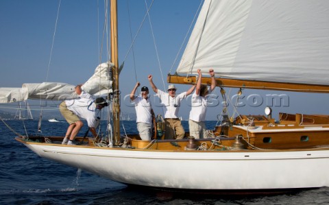 Les Voiles de SaintTropez 2011  Argyle races Skylark in the inaugural Blue Bird Cup  presented for S
