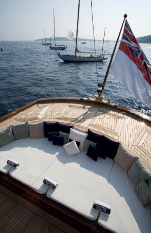 Les Voiles de SaintTropez 2011  Argyle races Skylark in the inaugural Blue Bird Cup  presented for S