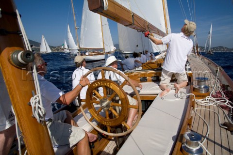 Les Voiles de SaintTropez 2011  Argyle races Skylark in the inaugural Blue Bird Cup  presented for S