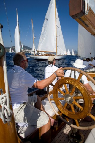 Les Voiles de SaintTropez 2011  Argyle races Skylark in the inaugural Blue Bird Cup  presented for S