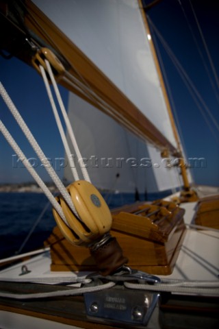 Les Voiles de SaintTropez 2011  Skylark of 1937 designed by Sparkman and Stephens