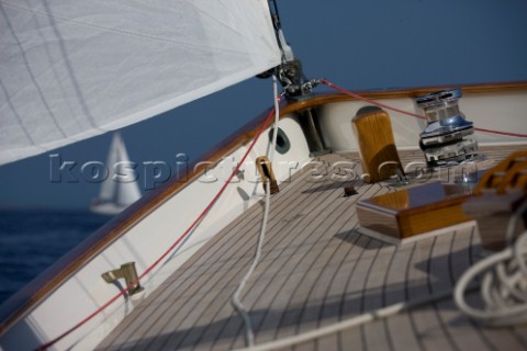 Les Voiles de SaintTropez 2011  Skylark of 1937 designed by Sparkman and Stephens