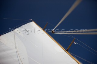 Les Voiles de Saint-Tropez 2011 - mainsail on Skylark