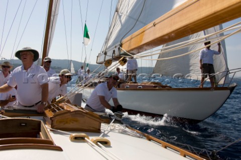 Les Voiles de SaintTropez 2011  Skylark of 1937 designed by Sparkman and Stephens