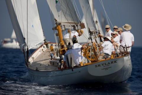 Les Voiles de SaintTropez 2011  Skylark of 1937 designed by Sparkman and Stephens