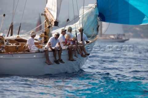 Les Voiles de SaintTropez 2011  Skylark of 1937 designed by Sparkman and Stephens