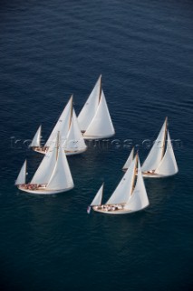 Les Voiles de Saint-Tropez 2011 - Sparkman & Stephens yawls Manitou, Cometa, Stormy Weather, Argyle and Skylark.