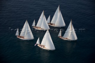 Les Voiles de Saint-Tropez 2011 - Sparkman & Stephens yawls Manitou, Cometa, Stormy Weather, Argyle and Skylark.