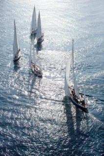 Les Voiles de Saint-Tropez 2011 - Sparkman & Stephens yawls Manitou, Cometa, Stormy Weather, Argyle and Skylark.