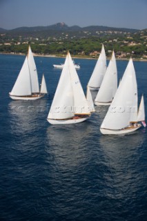 Les Voiles de Saint-Tropez 2011 - Sparkman & Stephens yawls Manitou, Cometa, Stormy Weather, Argyle and Skylark.