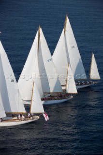 Les Voiles de Saint-Tropez 2011 - Sparkman & Stephens yawls Manitou, Cometa, Stormy Weather, Argyle and Skylark.