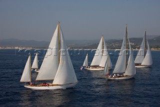 Les Voiles de Saint-Tropez 2011 - Sparkman & Stephens yawls Manitou, Cometa, Stormy Weather, Argyle and Skylark.