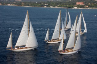 Les Voiles de Saint-Tropez 2011 - Sparkman & Stephens yawls Manitou, Cometa, Stormy Weather, Argyle and Skylark.