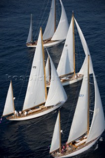 Les Voiles de Saint-Tropez 2011 - Sparkman & Stephens yawls Manitou, Cometa, Stormy Weather, Argyle and Skylark.