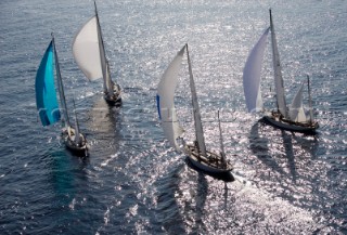 Les Voiles de Saint-Tropez 2011 - Sparkman & Stephens yawls Manitou, Cometa, Stormy Weather, Argyle and Skylark.