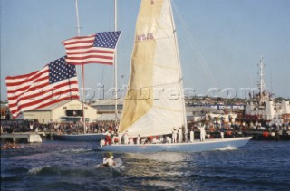 1987 Americas Cup in Fremantle, Australia.