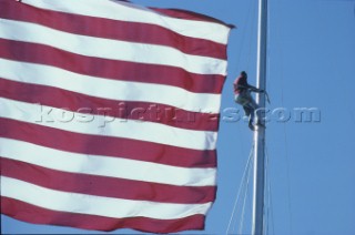 1987 Americas Cup in Fremantle, Australia.