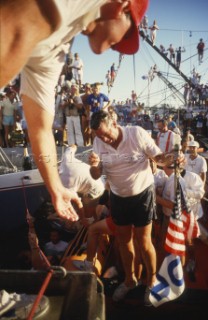 1987 Americas Cup in Fremantle, Australia.