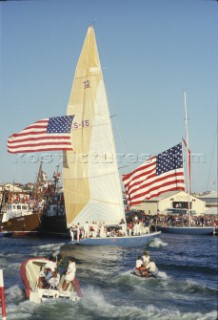 1987 Americas Cup in Fremantle, Australia.