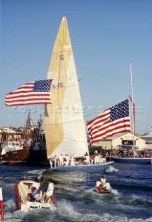 1987 Americas Cup in Fremantle, Australia.