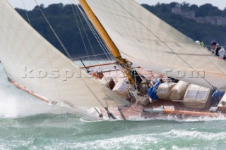 Dorade racing in the Royal Yacht Squadron Bicentenary Regatta 2015 - Cowes, Isle of Wight, UK