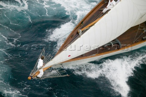 SAINTTROPEZ FRANCE  The Voiles de St Tropez on October 3rd 2006 The largest classic and modern yacht