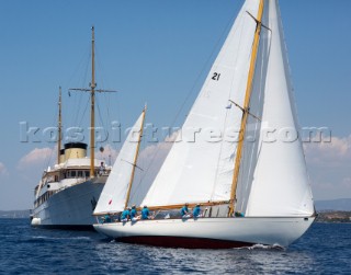 2016 Spetses Classic Yacht Regatta. Baccara