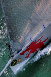 Race Start  BEAU GESTE, Sail Number: HKG1997, Owner: Karl C L Kwok, Design: Blue Water 80