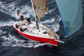 JIVARO, Sail Number: FRA27967, Owner: Yves Grosjean, Design: J 133  approaching Scilly Island