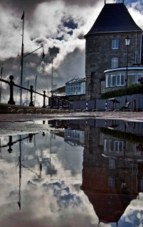 Royal Yacht Squadron during Rolex Fastnet Race 2011