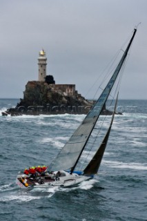 Scho-Ka-Kola, Sail n: GER5700, Class: IRC Z, Division: IRC, Owner: Uwe Lebens, Type: Reichel/Pugh 57.  Rolex Fastnet Race 2011.