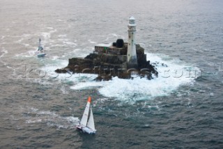 Marie Toit - Caen La Mer, Sail n: FRA95, Class: Class 40, Division: Class 40, Owner: Marc Lepesqueux, Type: Class 40  BSL, Sail n: NZL76, Class: Class 40, Division: Class 40, Owner: Ross Field Yachting Ltd, Type: Class 40.  Rolex Fastnet Race 2011.