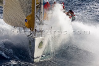 Stromboli, 21 10 2007  Rolex Middle Sea Race 2007  Cippa Lippa