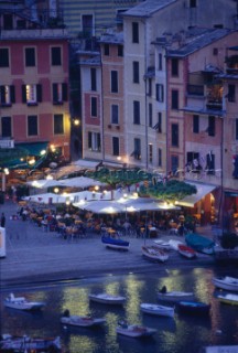 The harbour of Portofino on the Italian Riviera