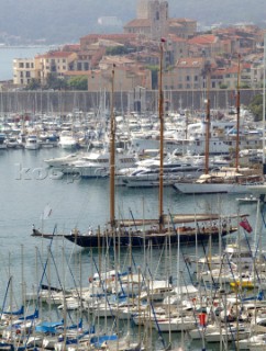 Prada Challenge for Classic Yachts 2003  15th June 2003 - Les Voiles dAntibes - Trophèe Prada - - Antibes - France  Mariette