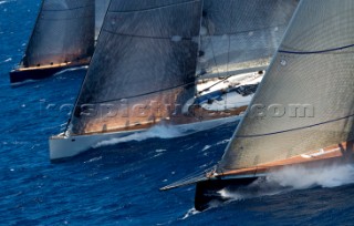 Porto Cervo, Italy. 10/06/2011  LORO PIANA SUPERYACHT REGATTA 2011  Fleet