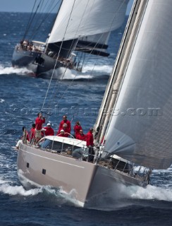 Porto Cervo, Italy. 10/06/2011  LORO PIANA SUPERYACHT REGATTA 2011  Acaia Four