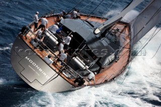 Porto Cervo, 09/06/10  LORO PIANA Super Yacht Regatta  Moonbird, Builder: Fitzroy Yachts