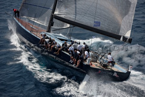 Porto Cervo 090610  LORO PIANA Super Yacht Regatta  Highland Fling Builder Goetz Custom Technologies